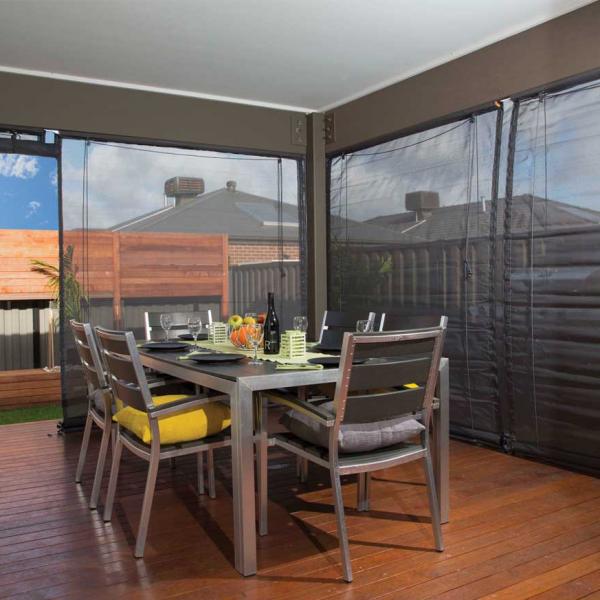 Charcoal Bistro Blinds